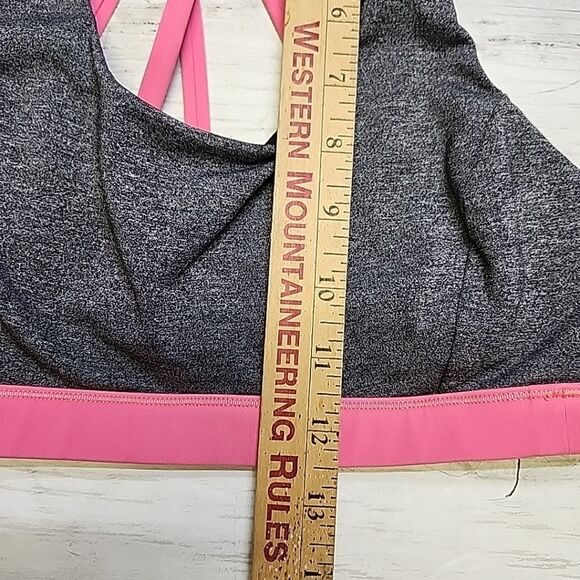 Lululemon FREE TO BE SERENE Sports Bra Women's Size XXS in Gray and Pink NO TAG - Picture 7 of 7